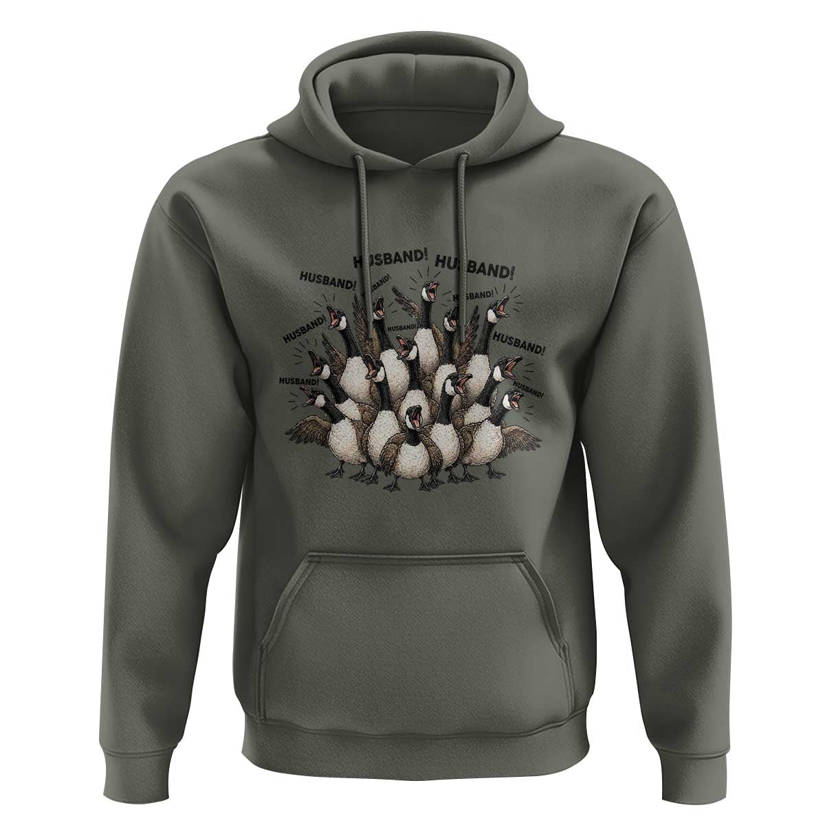 Silly Goose Husband Hoodie Funny Marriage Chaos Husbandhood