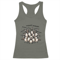 Silly Goose Husband Racerback Tank Top Funny Marriage Chaos Husbandhood
