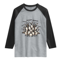 Silly Goose Husband Raglan Shirt Funny Marriage Chaos Husbandhood