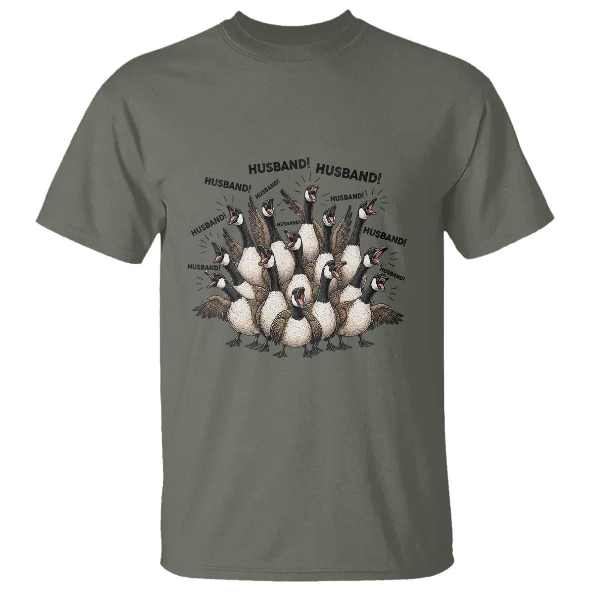 Silly Goose Husband T Shirt Funny Marriage Chaos Husbandhood