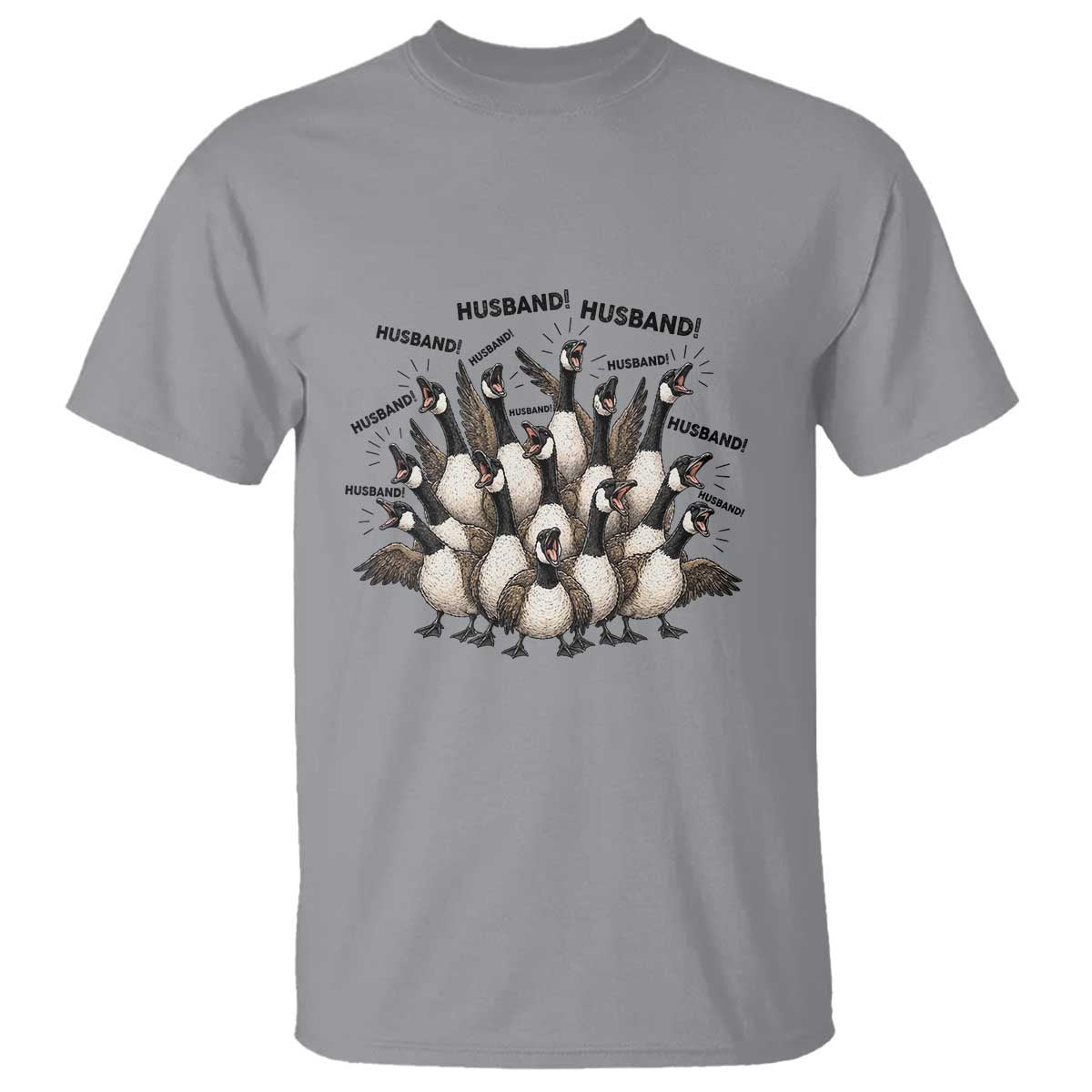 Silly Goose Husband T Shirt Funny Marriage Chaos Husbandhood