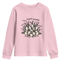 Silly Goose Husband Youth Sweatshirt Funny Marriage Chaos Husbandhood