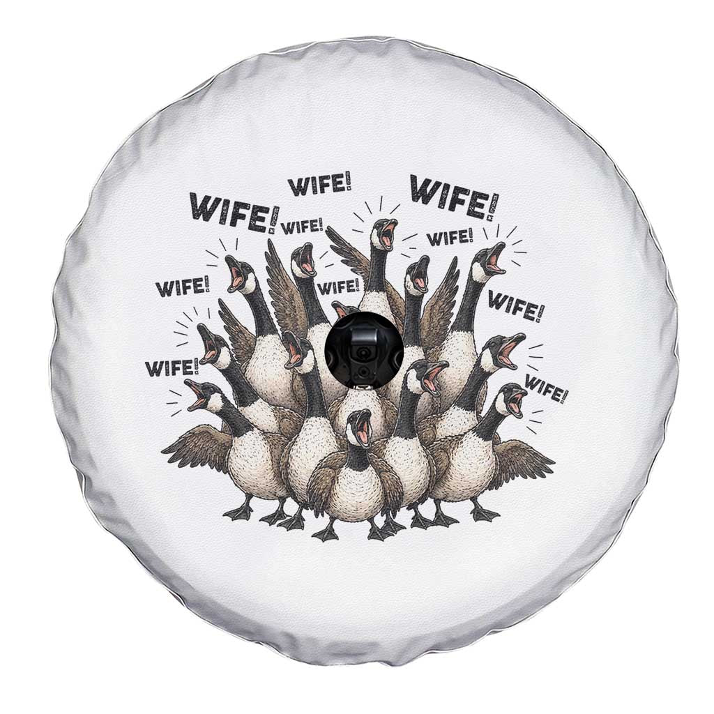 Silly Goose Wife Spare Tire Cover Funny Marriage Chaos Wifehood