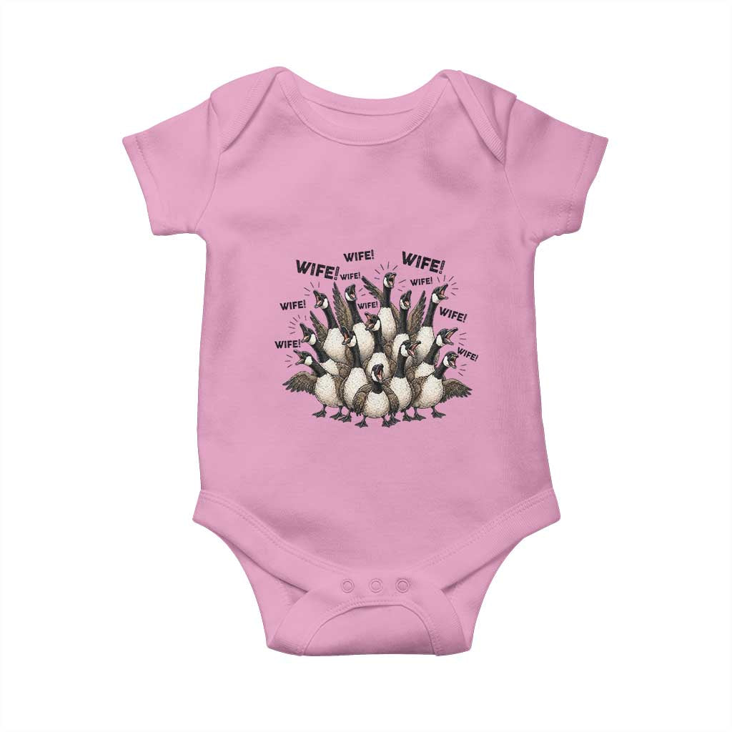 Silly Goose Wife Baby Onesie Funny Marriage Chaos Wifehood