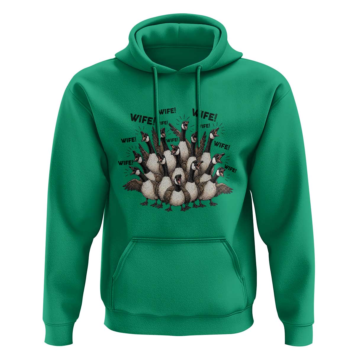 Silly Goose Wife Hoodie Funny Marriage Chaos Wifehood