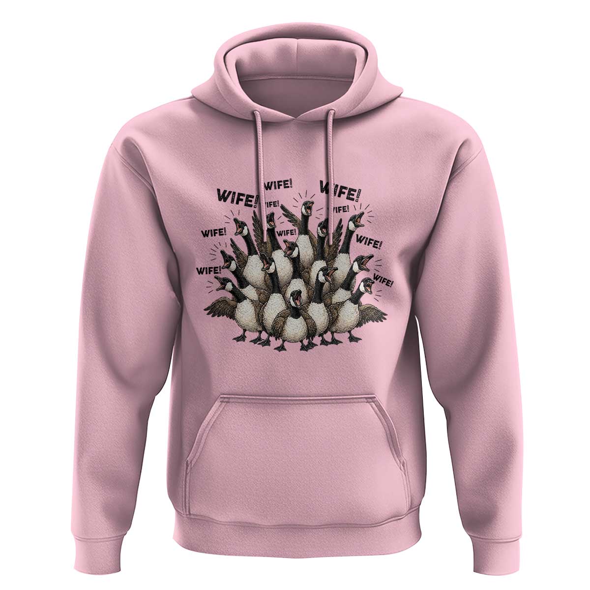 Silly Goose Wife Hoodie Funny Marriage Chaos Wifehood