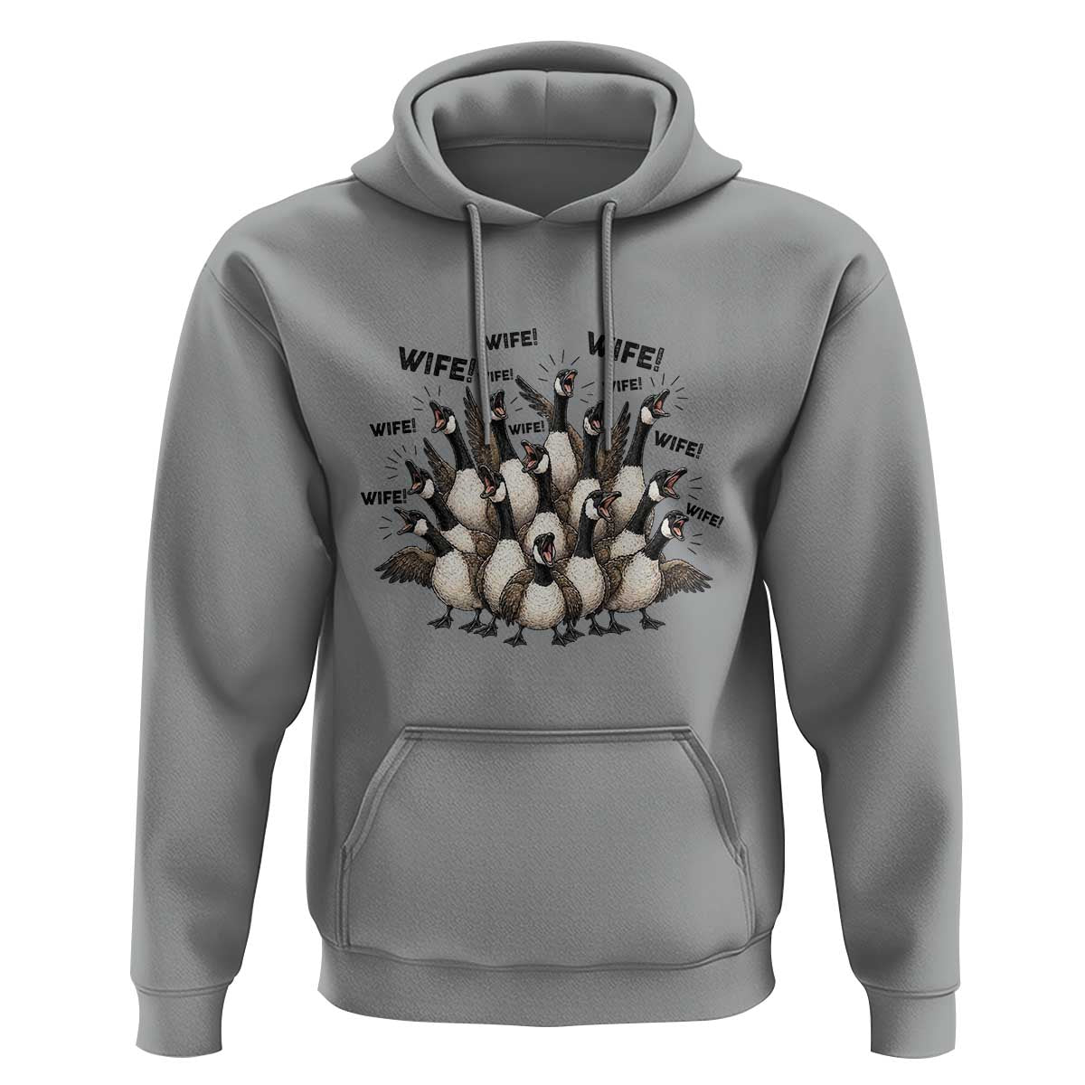 Silly Goose Wife Hoodie Funny Marriage Chaos Wifehood