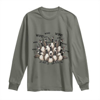 Silly Goose Wife Long Sleeve Shirt Funny Marriage Chaos Wifehood