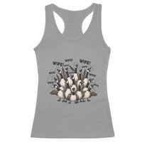 Silly Goose Wife Racerback Tank Top Funny Marriage Chaos Wifehood