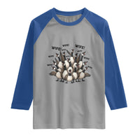 Silly Goose Wife Raglan Shirt Funny Marriage Chaos Wifehood
