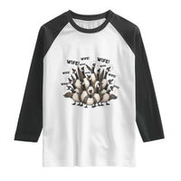 Silly Goose Wife Raglan Shirt Funny Marriage Chaos Wifehood