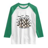 Silly Goose Wife Raglan Shirt Funny Marriage Chaos Wifehood