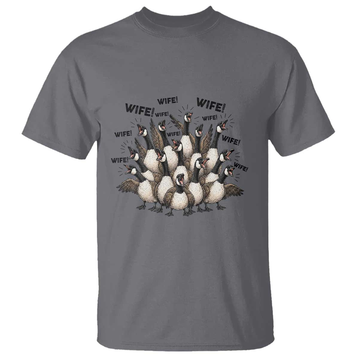 Silly Goose Wife T Shirt Funny Marriage Chaos Wifehood