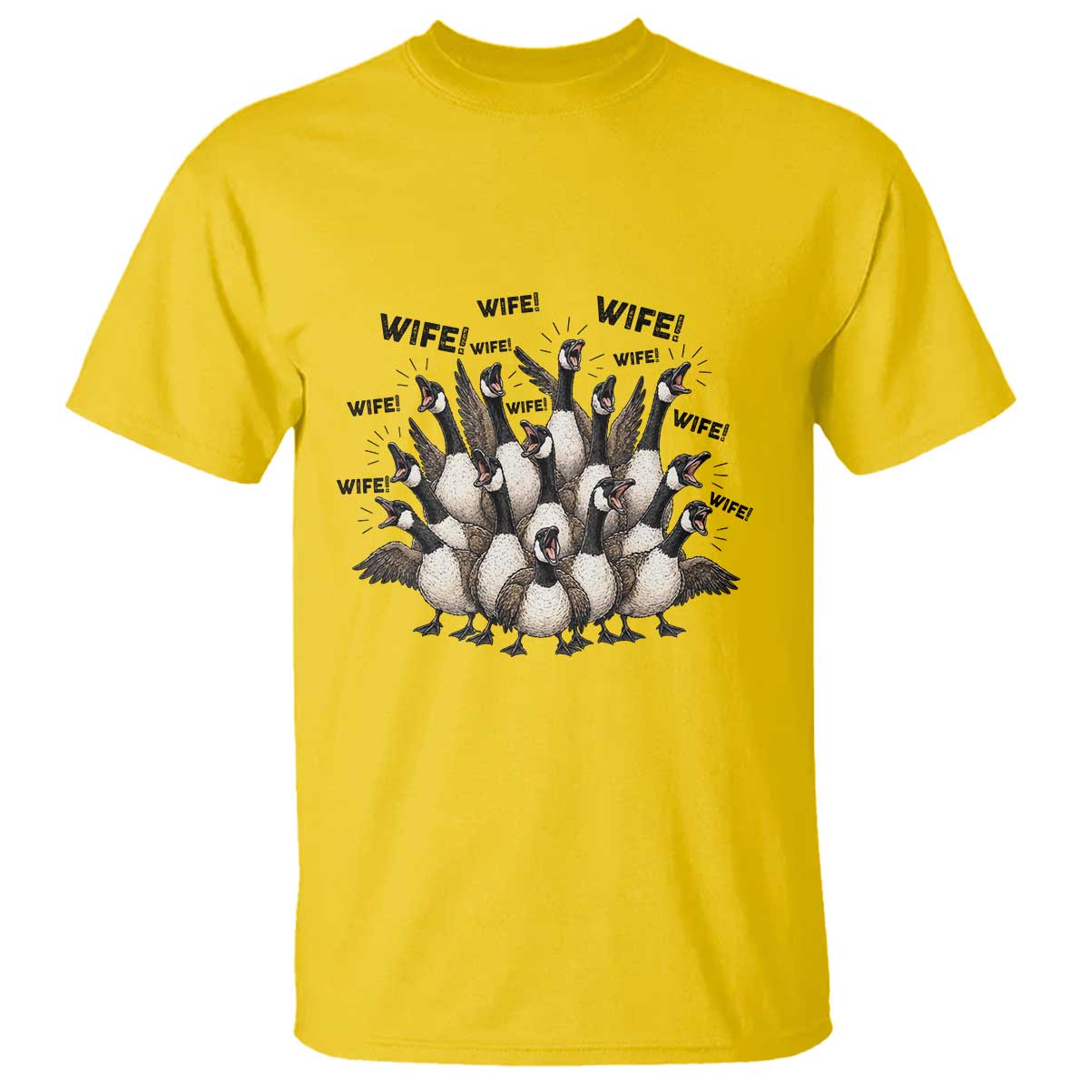 Silly Goose Wife T Shirt Funny Marriage Chaos Wifehood