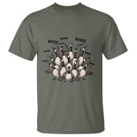 Silly Goose Wife T Shirt Funny Marriage Chaos Wifehood