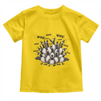 Silly Goose Wife Toddler T Shirt Funny Marriage Chaos Wifehood