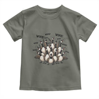 Silly Goose Wife Toddler T Shirt Funny Marriage Chaos Wifehood