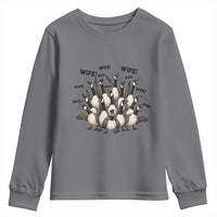 Silly Goose Wife Youth Sweatshirt Funny Marriage Chaos Wifehood