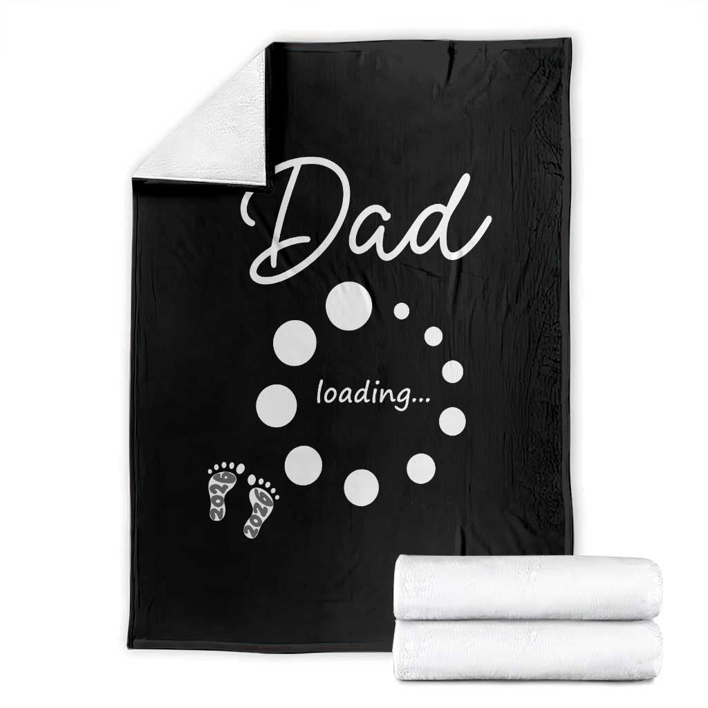 Dad Loading 2026 Throw Blanket Future Dad Announcement