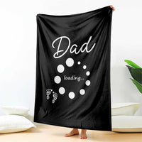 Dad Loading 2026 Throw Blanket Future Dad Announcement