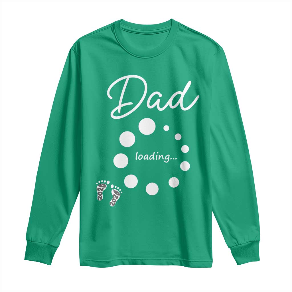 Dad Loading 2026 Long Sleeve Shirt Future Dad Announcement