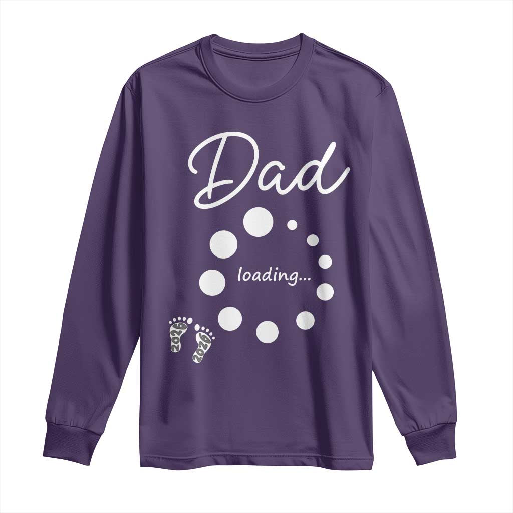 Dad Loading 2026 Long Sleeve Shirt Future Dad Announcement