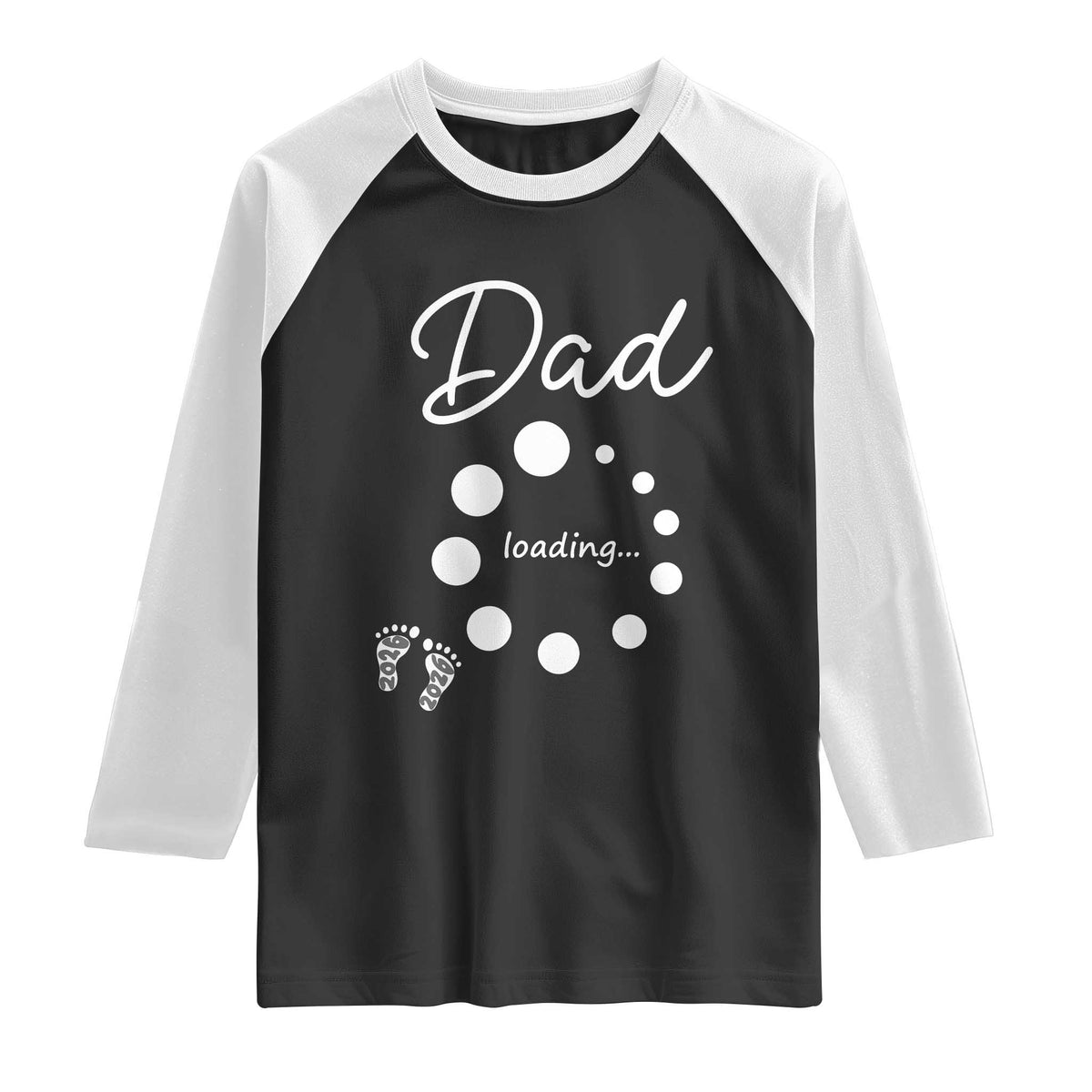 Dad Loading 2026 Raglan Shirt Future Dad Announcement