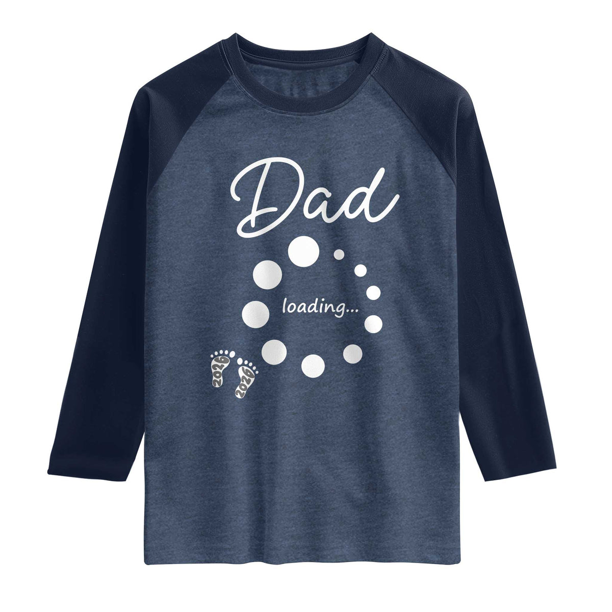 Dad Loading 2026 Raglan Shirt Future Dad Announcement