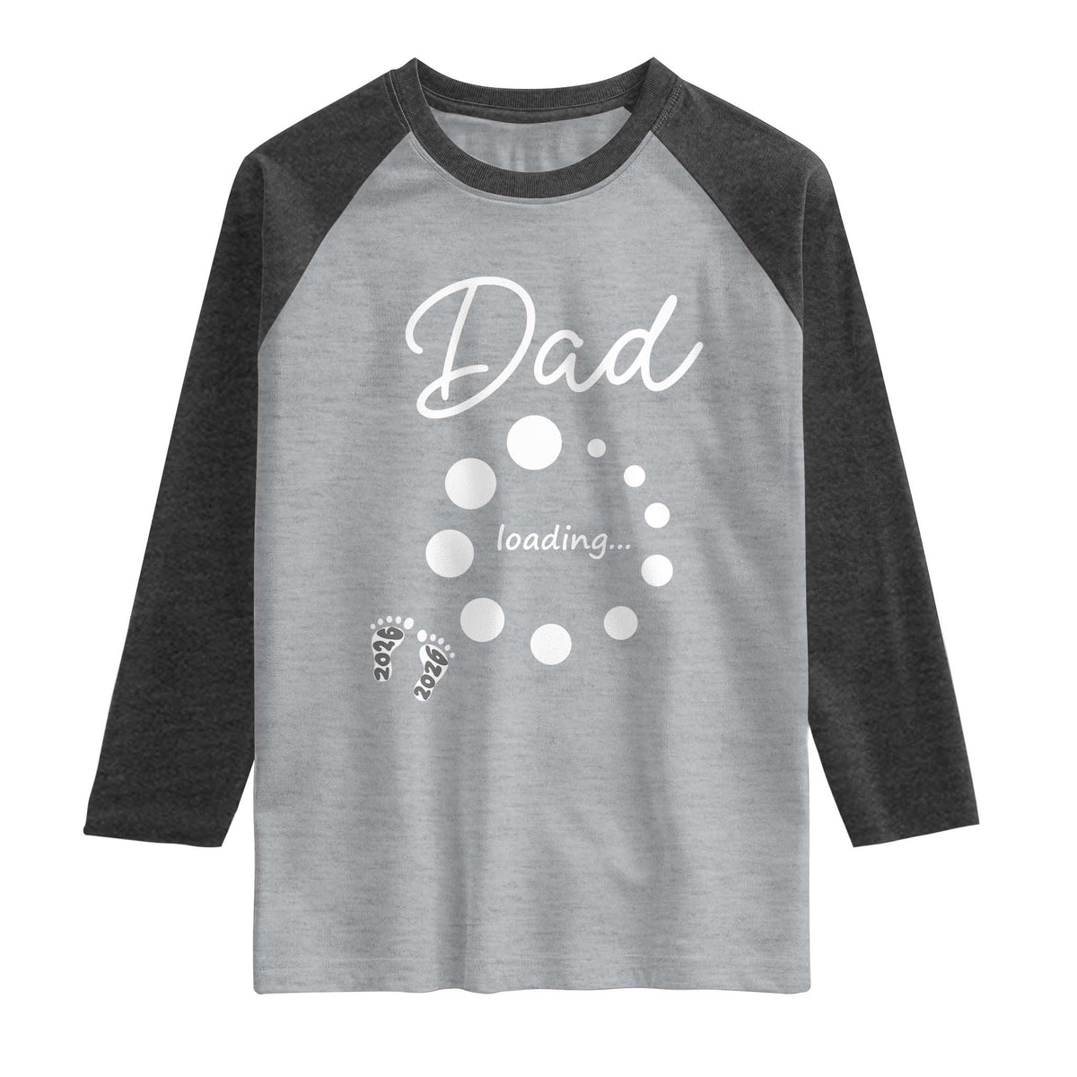 Dad Loading 2026 Raglan Shirt Future Dad Announcement