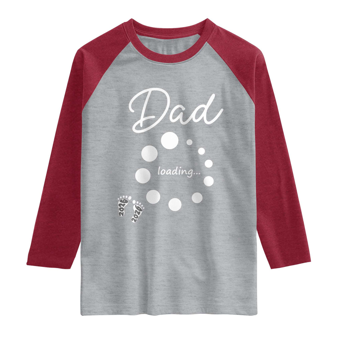 Dad Loading 2026 Raglan Shirt Future Dad Announcement