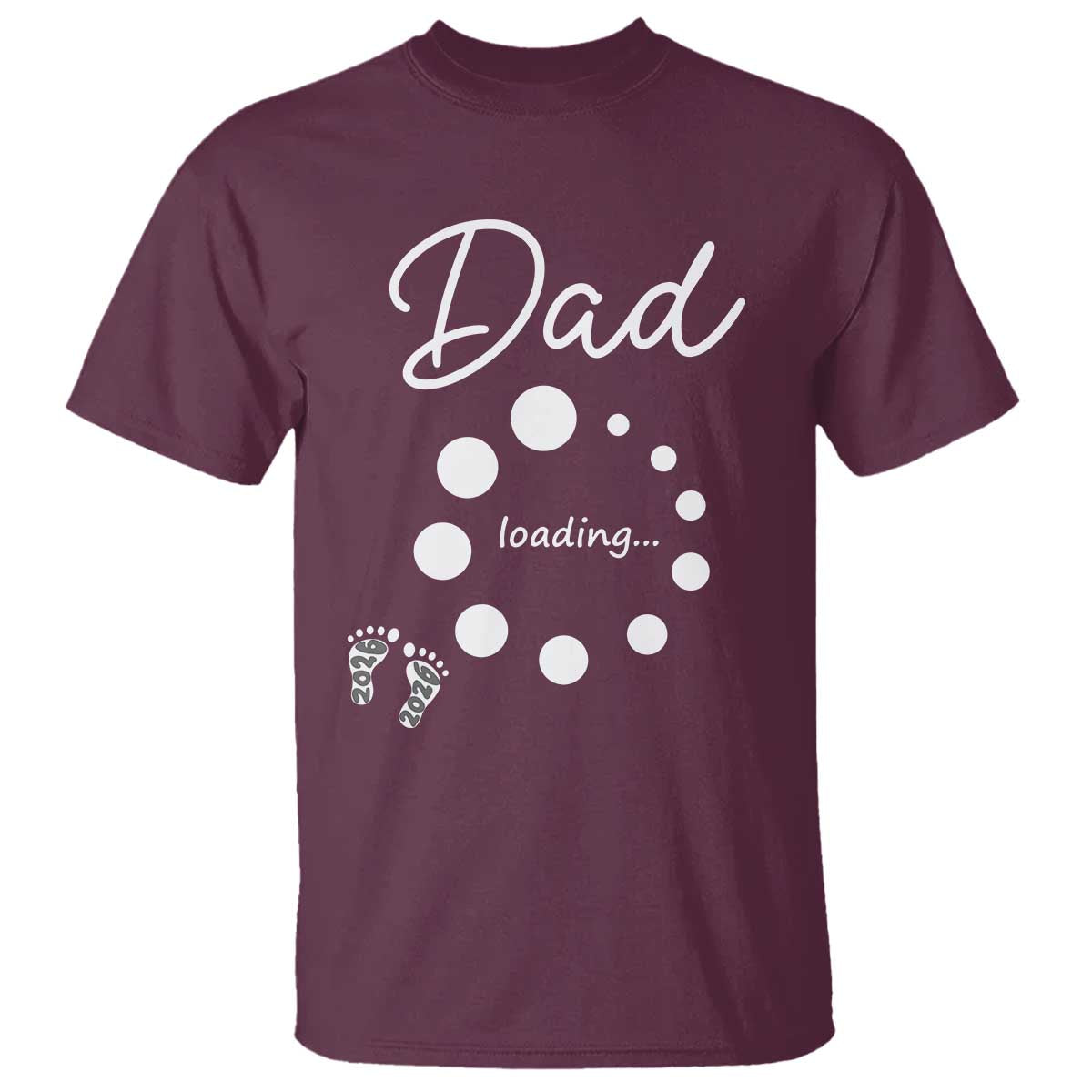Dad Loading 2026 T Shirt Future Dad Announcement