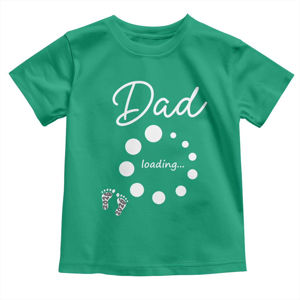 Dad Loading 2026 Toddler T Shirt Future Dad Announcement