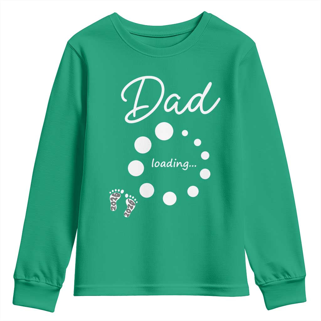 Dad Loading 2026 Youth Sweatshirt Future Dad Announcement