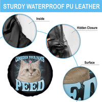 Funny Cat Spare Tire Cover Consider Your Pants Peed Meme Saying - Wonder Print Shop
