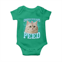 Funny Cat Baby Onesie Consider Your Pants Peed Meme Saying - Wonder Print Shop