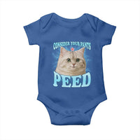 Funny Cat Baby Onesie Consider Your Pants Peed Meme Saying - Wonder Print Shop