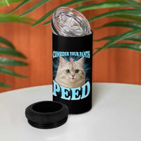 Funny Cat 4 in 1 Can Cooler Tumbler Consider Your Pants Peed Meme Saying