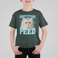 Funny Cat T Shirt For Kid Consider Your Pants Peed Meme Saying - Wonder Print Shop