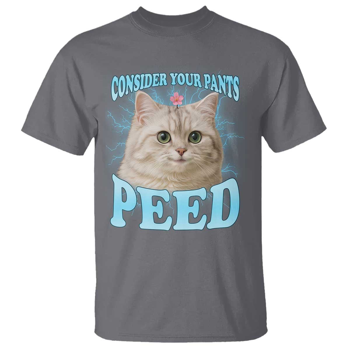 Funny Cat T Shirt Consider Your Pants Peed Meme Saying - Wonder Print Shop