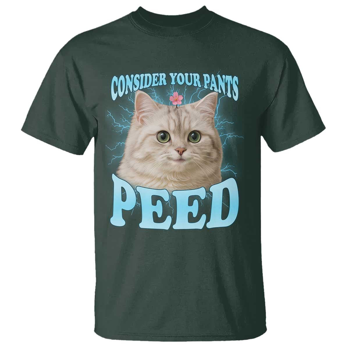 Funny Cat T Shirt Consider Your Pants Peed Meme Saying - Wonder Print Shop