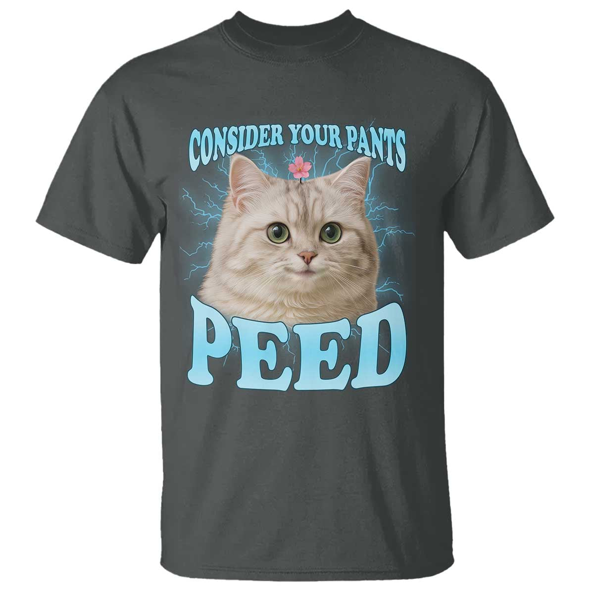 Funny Cat T Shirt Consider Your Pants Peed Meme Saying - Wonder Print Shop