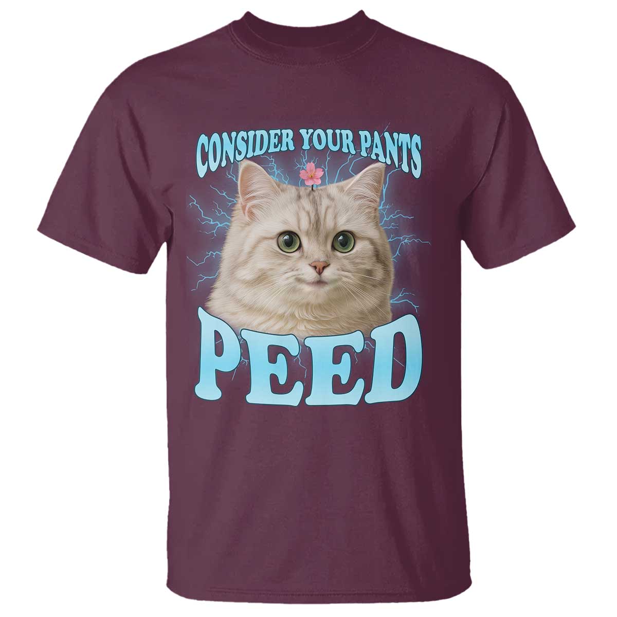 Funny Cat T Shirt Consider Your Pants Peed Meme Saying - Wonder Print Shop