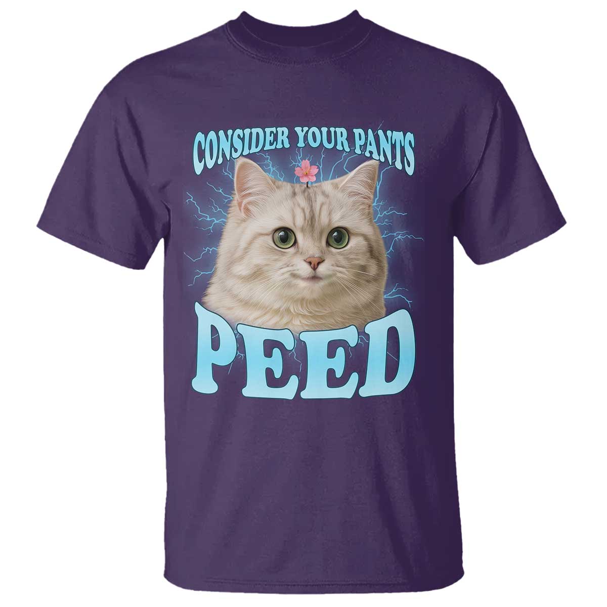 Funny Cat T Shirt Consider Your Pants Peed Meme Saying - Wonder Print Shop
