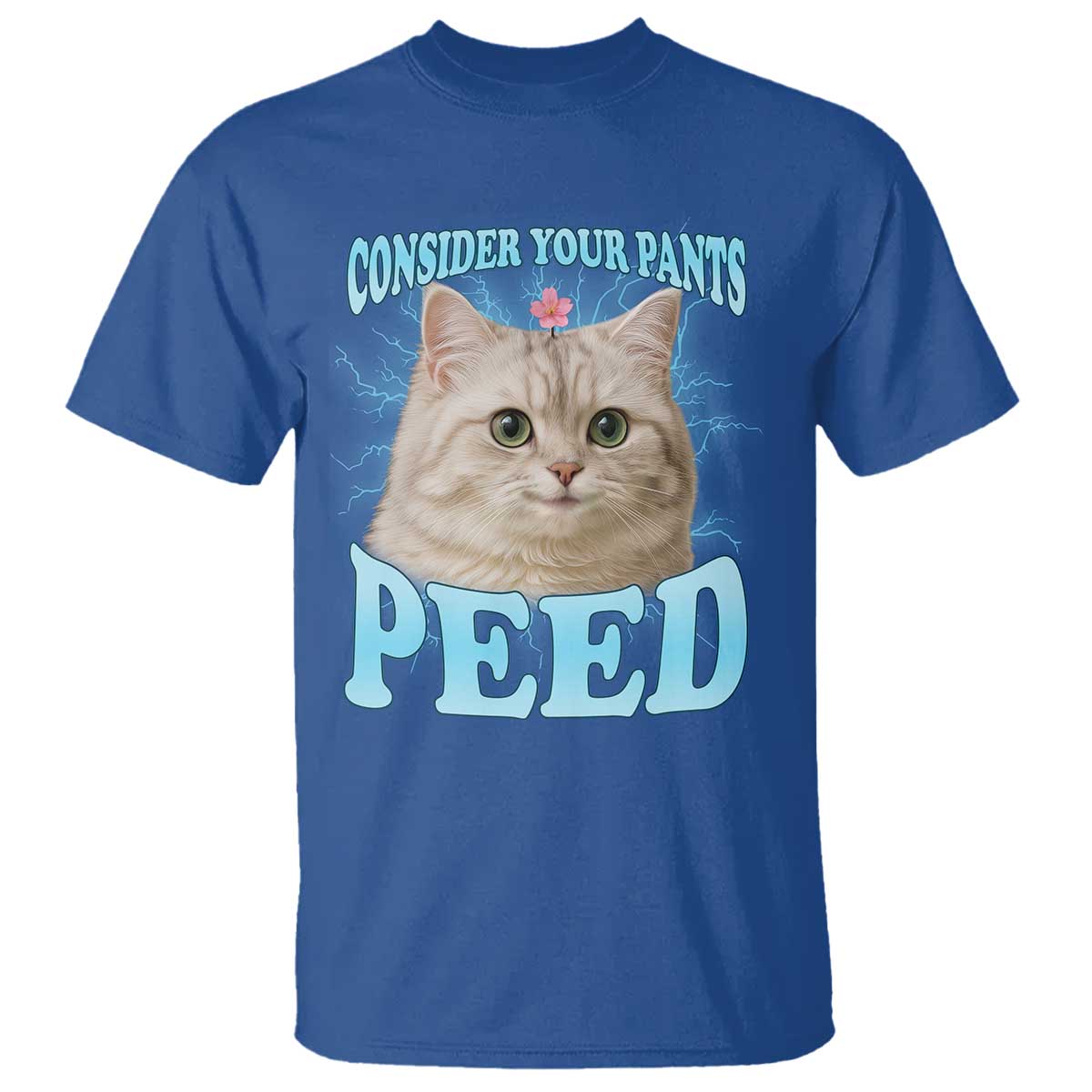 Funny Cat T Shirt Consider Your Pants Peed Meme Saying - Wonder Print Shop