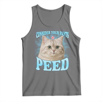 Funny Cat Tank Top Consider Your Pants Peed Meme Saying - Wonder Print Shop