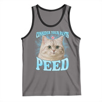 Funny Cat Tank Top Consider Your Pants Peed Meme Saying - Wonder Print Shop