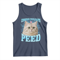 Funny Cat Tank Top Consider Your Pants Peed Meme Saying - Wonder Print Shop