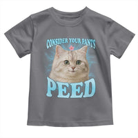 Funny Cat Toddler T Shirt Consider Your Pants Peed Meme Saying - Wonder Print Shop