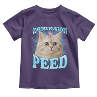 Funny Cat Toddler T Shirt Consider Your Pants Peed Meme Saying - Wonder Print Shop