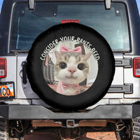 Consider Your Pants Peed Spare Tire Cover Funny Cat Meme Saying - Wonder Print Shop
